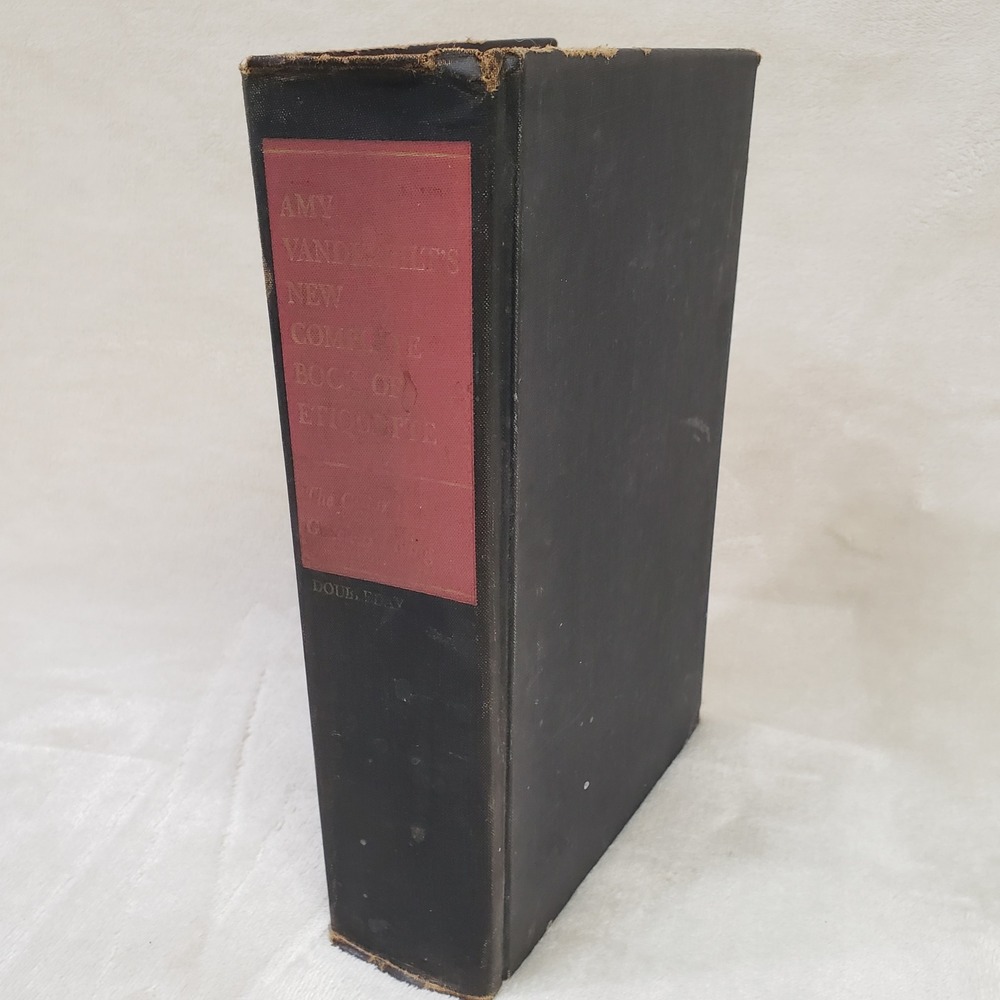 New Complete Book of Etiquette 1963 Doubleday Amy Vanderbilt Warhol Illustration